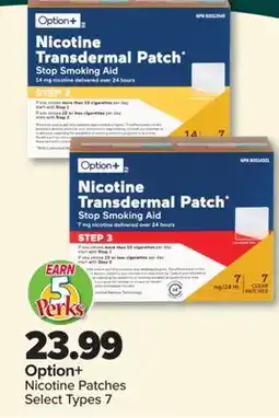 PharmaChoice Option+ Nicotine Patches offer