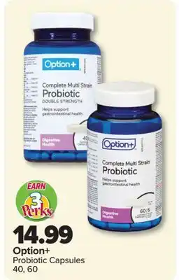 PharmaChoice Option+ Probiotic Capsules offer
