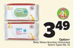 PharmaChoice Option+ Baby Wipes Scented, Unscented offer