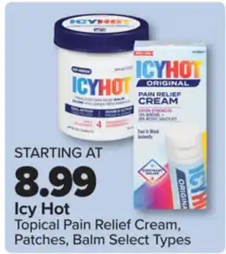 PharmaChoice Icy Hot Topical Pain Relief Cream, Patches, Balm offer