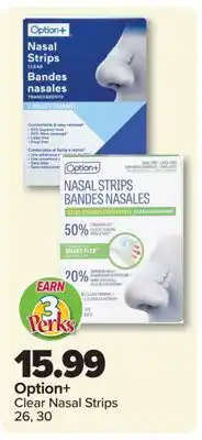 PharmaChoice Option+ Clear Nasal Strips offer