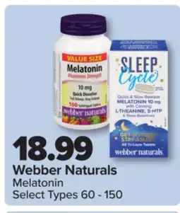 PharmaChoice Webber Naturals Melatonin offer