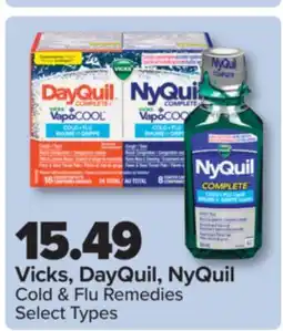 PharmaChoice Vicks, DayQuil, NyQuil Cold & Flu Remedies offer
