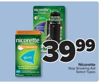 PharmaChoice Nicorette Stop Smoking Aid offer