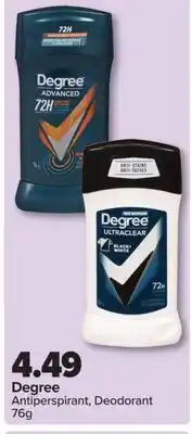 PharmaChoice Degree Antiperspirant, Deodorant offer