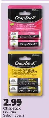 PharmaChoice Chapstick Lip Balm offer