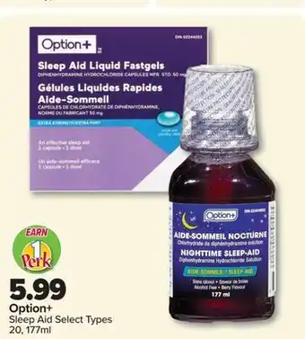 PharmaChoice Option+ Sleep Aid offer