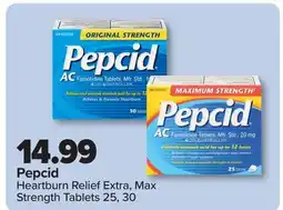 PharmaChoice Pepcid Heartburn Relief Extra, Max Strength Tablets offer