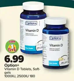 PharmaChoice Option+ Vitamin D Tablets, Soft- gels offer