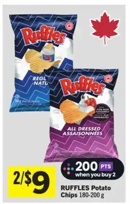 Foodland RUFFLES Potato Chips offer