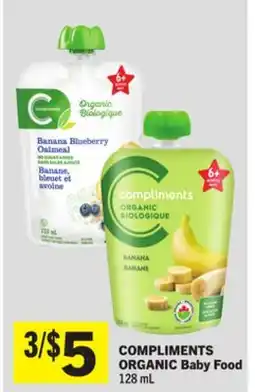 Foodland COMPLIMENTS ORGANIC Baby Food offer