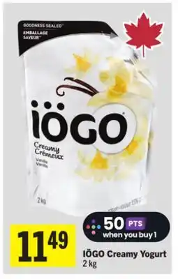 Foodland IÖGO Creamy Yogurt offer