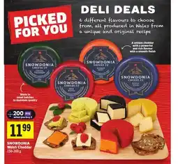 Foodland SNOWDONIA Welsh Cheddar offer