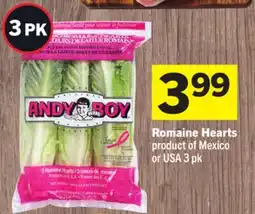Foodland Romaine Hearts offer