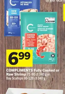 Foodland COMPLIMENTS Fully Cooked or Raw Shrimp offer