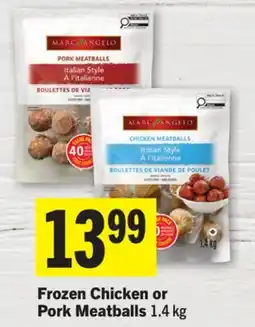 Foodland Frozen Chicken or Pork Meatballs offer