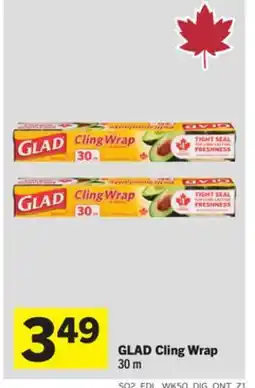 Foodland GLAD Cling Wrap offer