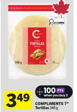 Foodland COMPLIMENTS 7 Tortillas offer