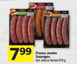 Foodland Frozen Jumbo Sausages offer