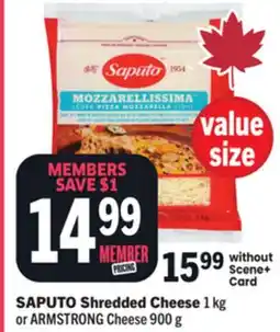 Foodland SAPUTO Shredded Cheese offer