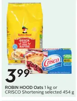 Sobeys ROBIN HOOD Oats offer