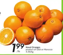 Sobeys Navel Oranges offer