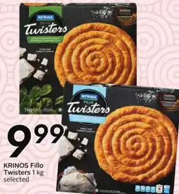 Sobeys KRINOS Fillo Twisters offer