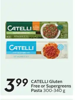 Sobeys CATELLI Gluten Free or Supergreens Pasta offer