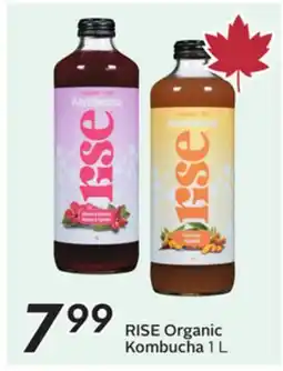 Sobeys RISE Organic Kombucha offer