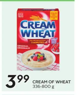 Sobeys CREAM OF WHEAT offer