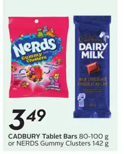 Sobeys CADBURY Tablet Bars offer