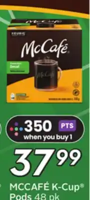 Sobeys MCCAFÉ K-Cup Pods offer