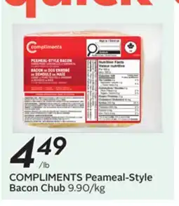 Sobeys Compliments Peameal-Style Bacon Chub offer