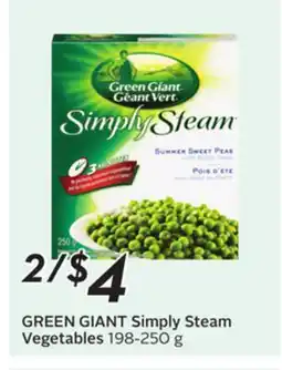 Sobeys GREEN GIANT Simply Steam Vegetables offer