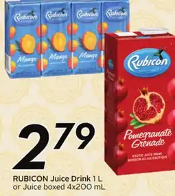 Sobeys RUBICON Juice Drink offer
