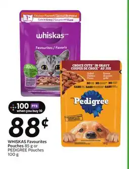 Sobeys WHISKAS Favourites Pouches offer