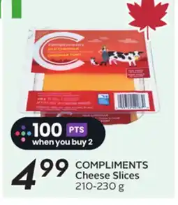 Sobeys Compliments Cheese Slices offer