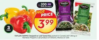 Sobeys Chopped or Leaf Salad Kits offer