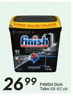 Sobeys FINISH Dish Tabs offer
