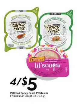 Sobeys PURINA Fancy Feast Petites or Friskies Lil' Soups offer