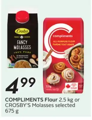 Sobeys COMPLIMENTS Flour offer