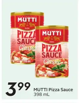 Sobeys MUTTI Pizza Sauce offer