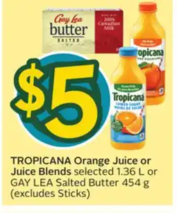 Sobeys Orange Juice or Juice Blends offer