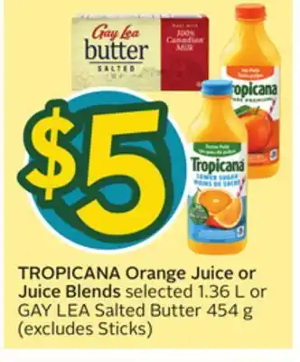 Sobeys Orange Juice or Juice Blends offer