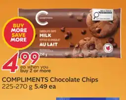 Sobeys COMPLIMENTS Chocolate Chips offer