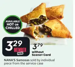 Sobeys NANA'S Samosas offer