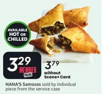Sobeys NANA'S Samosas offer