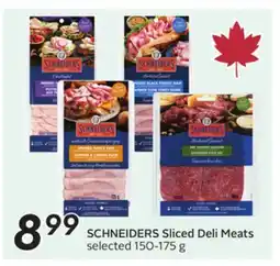 Sobeys SCHNEIDERS Sliced Deli Meats offer