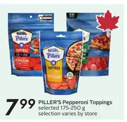 Sobeys Pillers Pepperoni Toppings offer