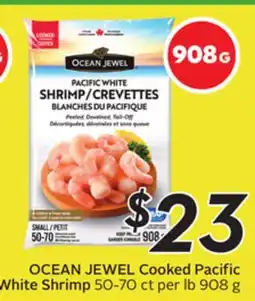 Sobeys OCEAN JEWEL Cooked Pacific White Shrimp offer